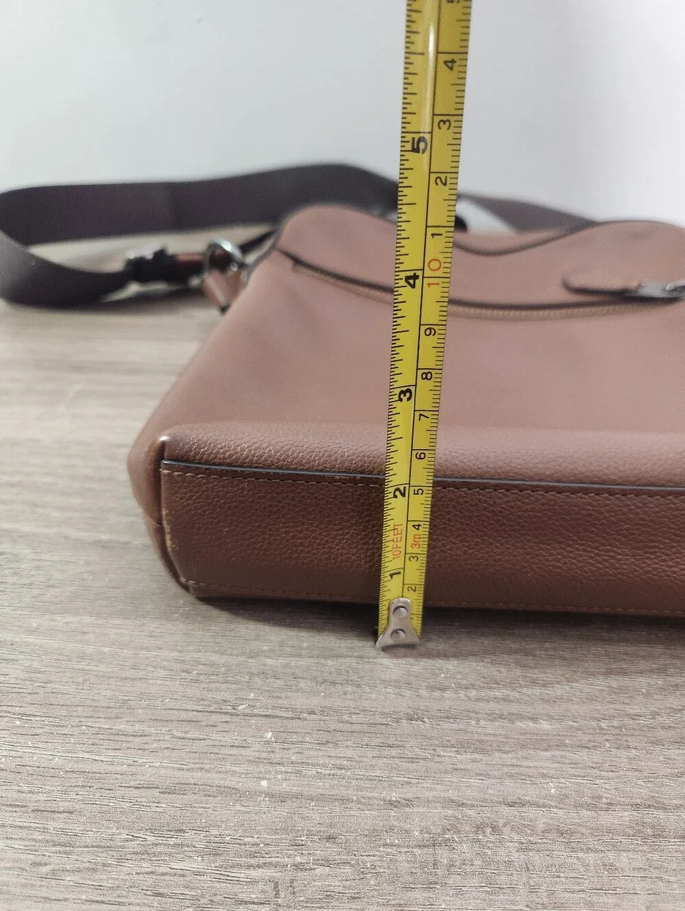 Coach Men's Crossbody Leather Flight Bag